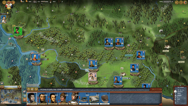 Игра Wars of Napoleon, скриншот