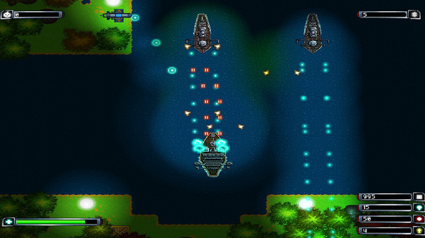 Игра Warships On The Halloween Night, скриншот