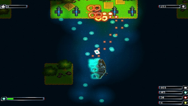 Игра Warships On The Halloween Night, скриншот