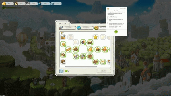 Игра Warstone TD, скриншот