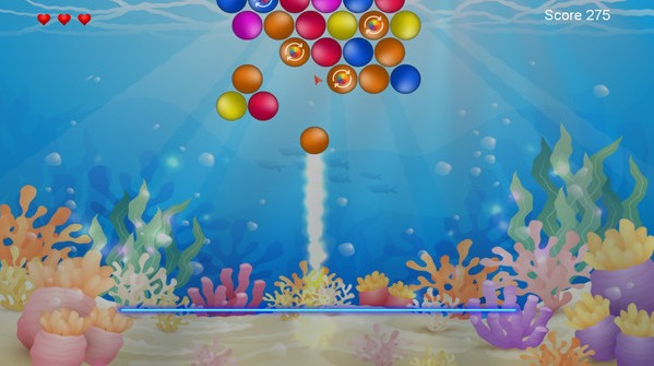 Игра Water Ball, скриншот