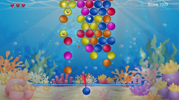 Игра Water Ball, скриншот