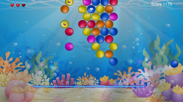 Игра Water Ball, скриншот