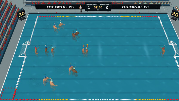Игра Water Polo Manager 2026, скриншот