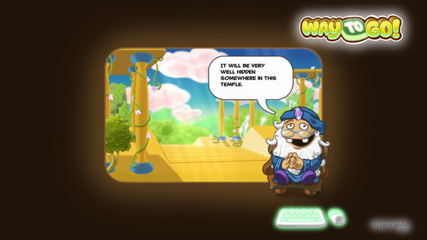 Игра Way to Go!, скриншот