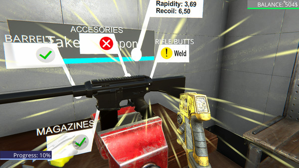 Игра Weapons Genius, скриншот