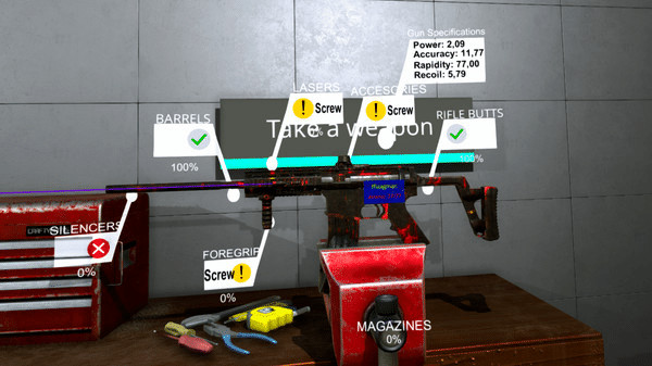 Игра Weapons Genius VR, скриншот