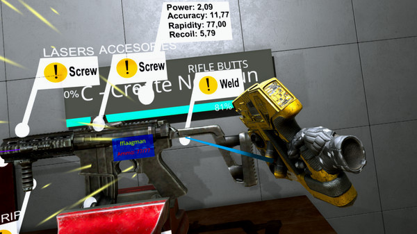 Игра Weapons Genius VR, скриншот