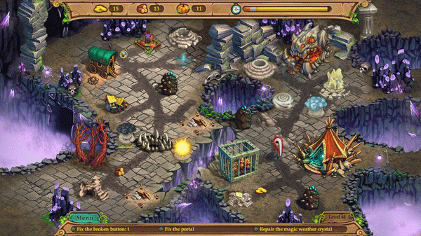 Игра Weather Lord: In Search of the Shaman, скриншот