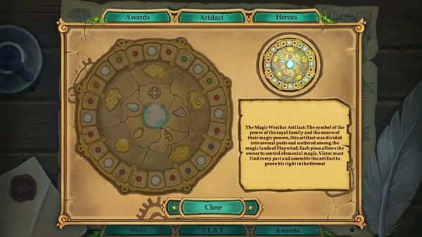 Игра Weather Lord: The Successor's Path, скриншот