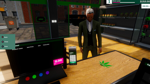 Игра WEED SHOP SIMULATOR, скриншот