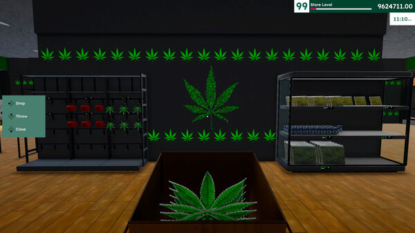 Игра WEED SHOP SIMULATOR, скриншот