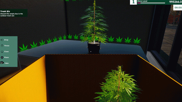 Игра WEED SHOP SIMULATOR, скриншот