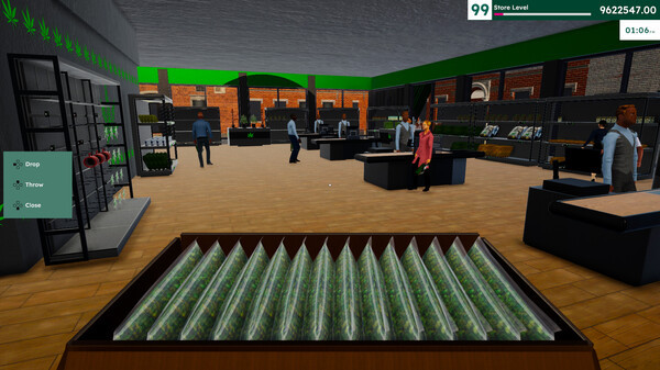 Игра WEED SHOP SIMULATOR, скриншот