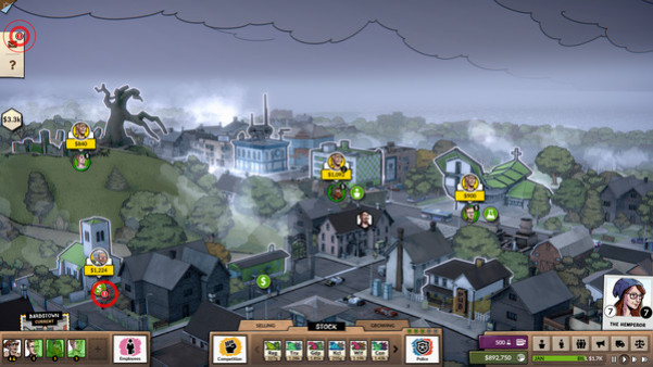 Игра Weedcraft Inc, скриншот