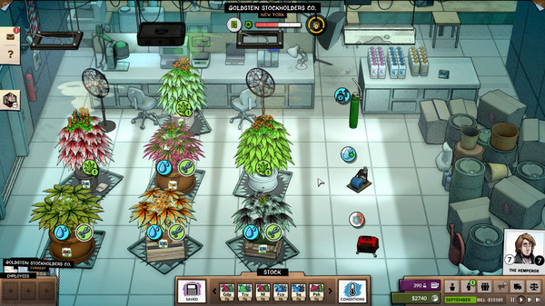 Игра Weedcraft Inc, скриншот