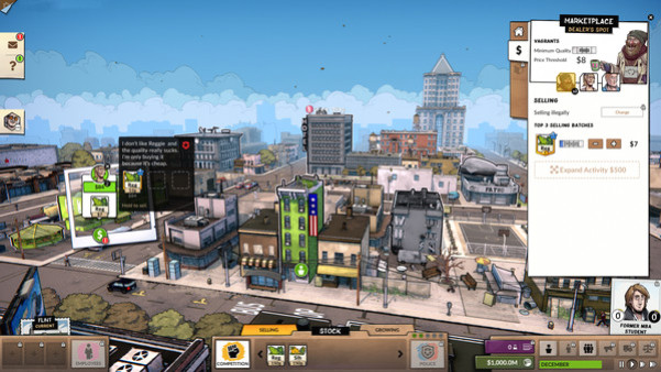 Игра Weedcraft Inc, скриншот