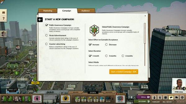 Игра Weedcraft Inc, скриншот