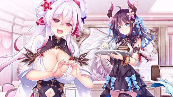 Игра Welcome to Cafe Lumière! ~A Dragon Girl Concept Cafe~, скриншот