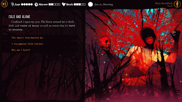 Игра Werewolf: The Apocalypse — Heart of the Forest, скриншот