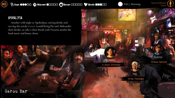 Игра Werewolf: The Apocalypse — Purgatory, скриншот