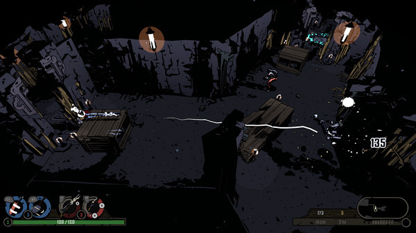Игра West of Dead, скриншот