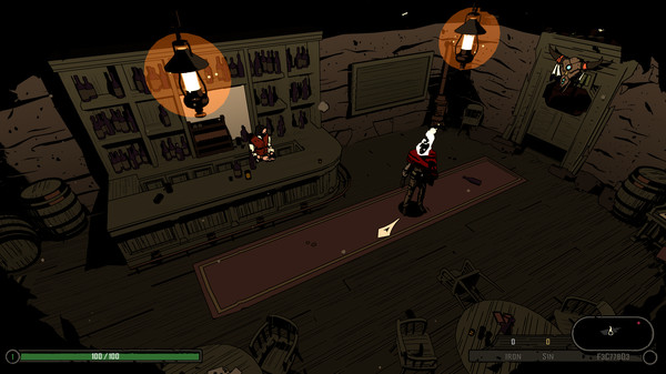 Игра West of Dead, скриншот
