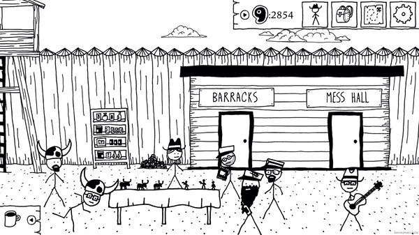 Игра West of Loathing, скриншот