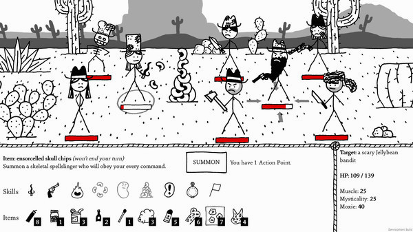 Игра West of Loathing, скриншот