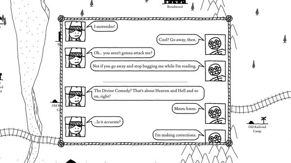 Игра West of Loathing, скриншот