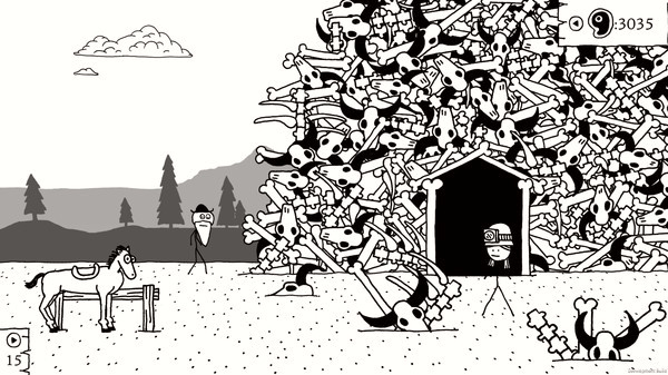 Игра West of Loathing, скриншот