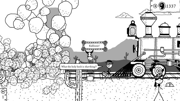 Игра West of Loathing, скриншот