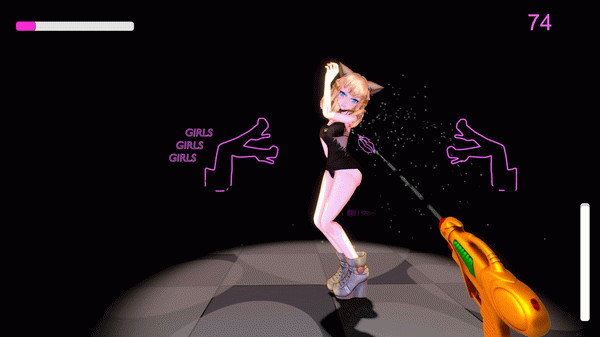 Игра Wet Girl, скриншот