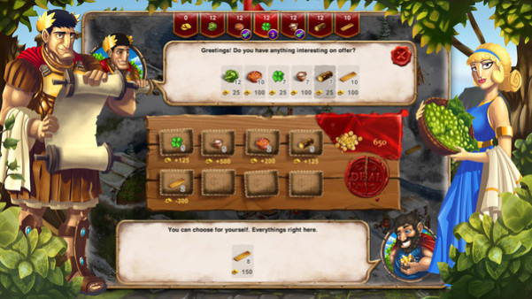 Игра When In Rome, скриншот