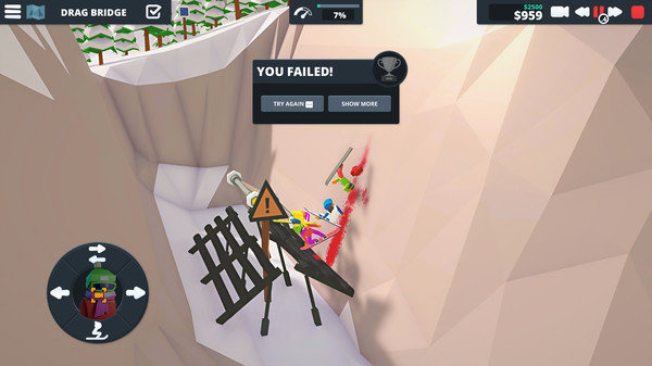 Игра When Ski Lifts Go Wrong, скриншот