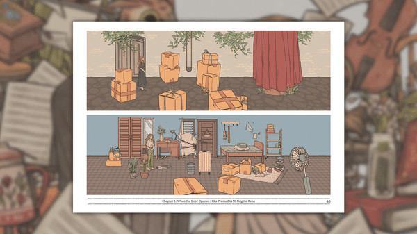 Игра When The Past Was Around - Artbook, скриншот
