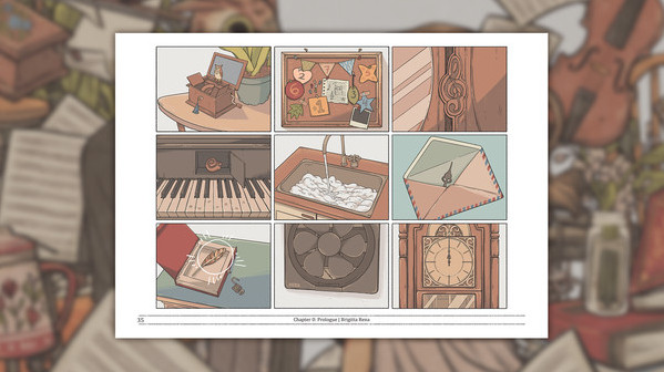 Игра When The Past Was Around - Artbook, скриншот