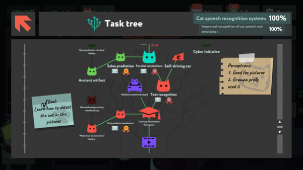 Игра while True: learn(), скриншот