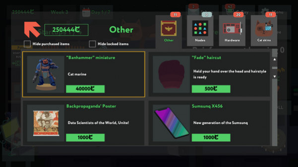 Игра while True: learn(), скриншот
