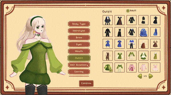 Игра Whimel Academy, скриншот