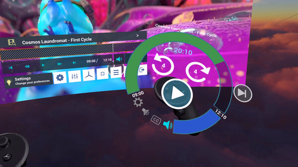 Игра Whirligig VR Media Player, скриншот