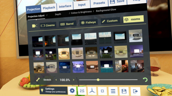 Игра Whirligig VR Media Player, скриншот