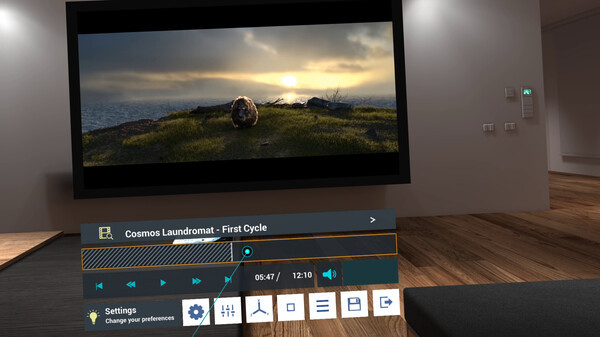 Игра Whirligig VR Media Player, скриншот