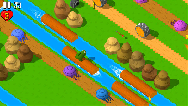 Игра Who Let the Frog Out, скриншот
