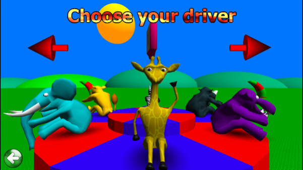Игра Wild Animal Racing, скриншот
