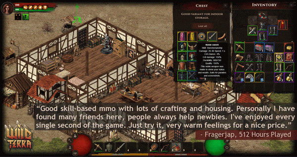 Игра Wild Terra Online, скриншот