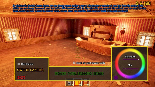 Игра Wild West Saloon Simulator, скриншот