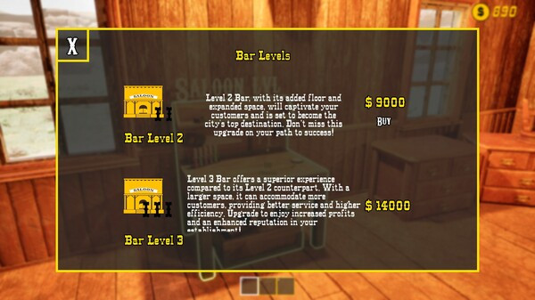 Игра Wild West Saloon Simulator, скриншот