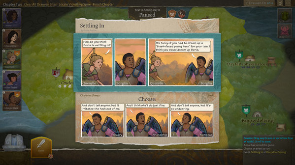 Игра Wildermyth, скриншот
