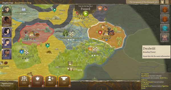 Игра Wildermyth, скриншот